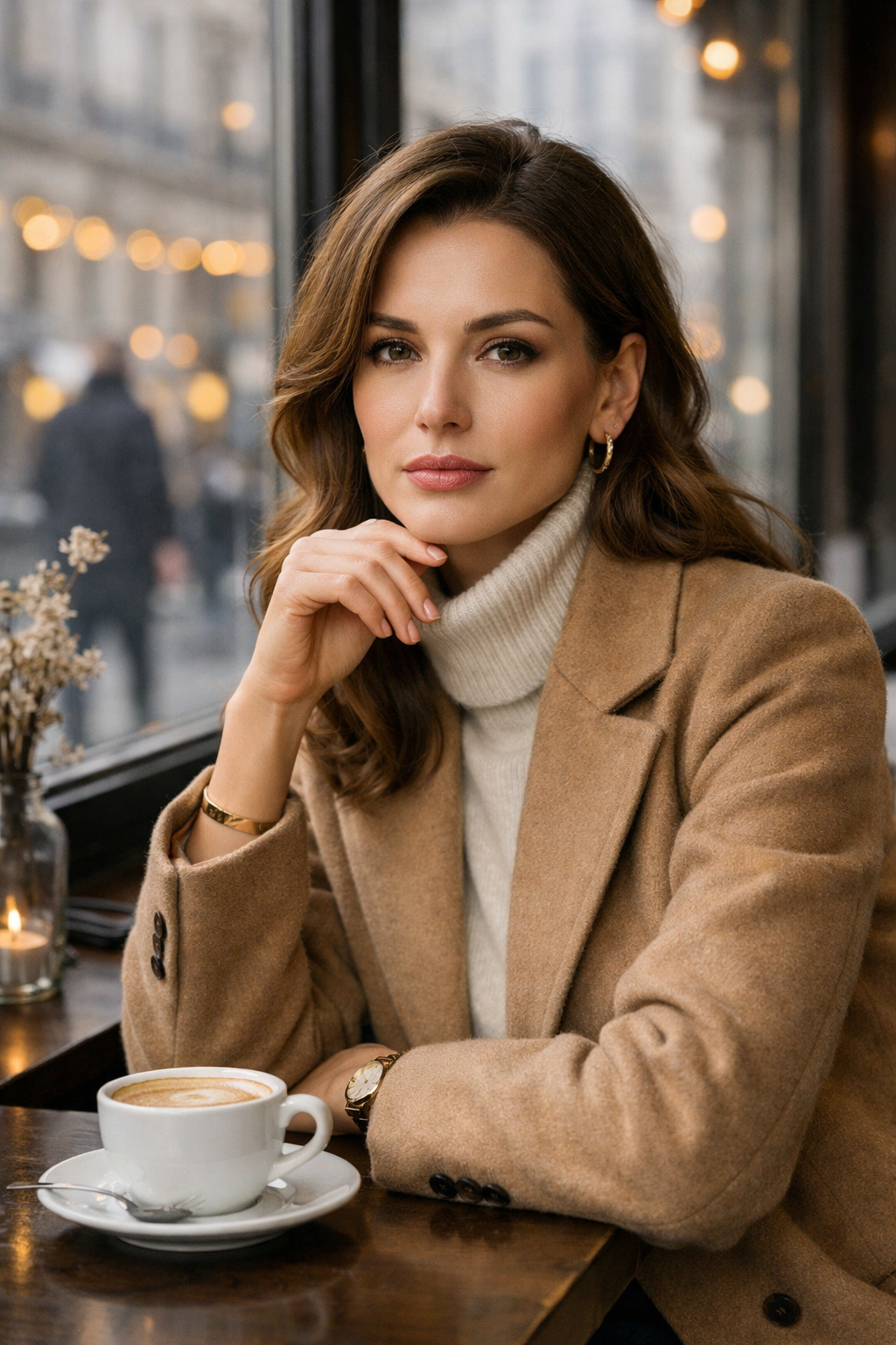 Illustration éditoriale pour un profil destiné à rencontrer une femme russe